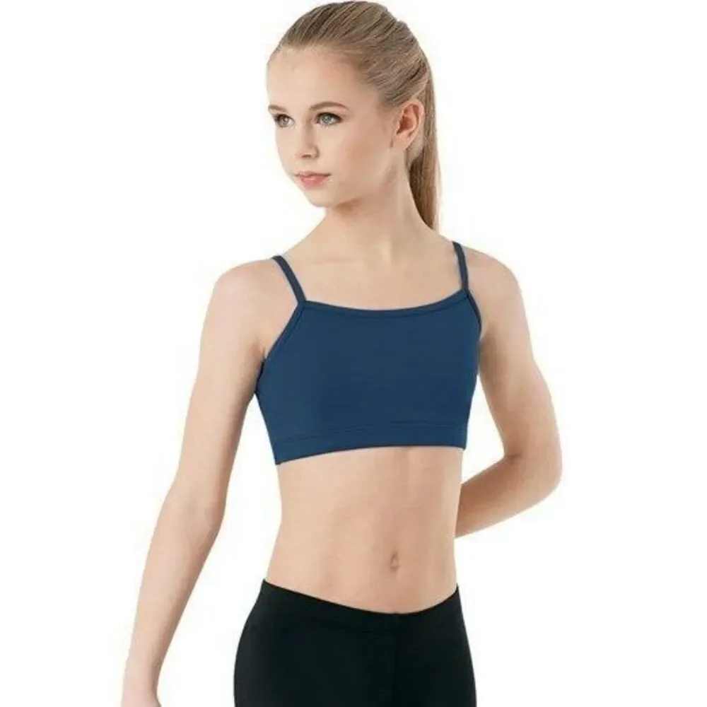 Pre-Owned Dance Sports Bra Small Child Navy Blue Balera MT3477 Crop Top